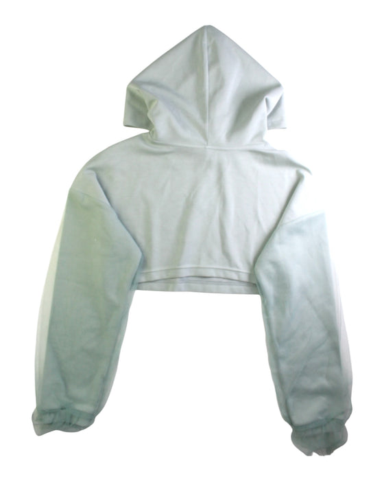 A Ivory Hooded Sweatshirts from Tutulamb in size 7Y for girl. (Back View)