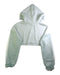 A Ivory Hooded Sweatshirts from Tutulamb in size 7Y for girl. (Back View)