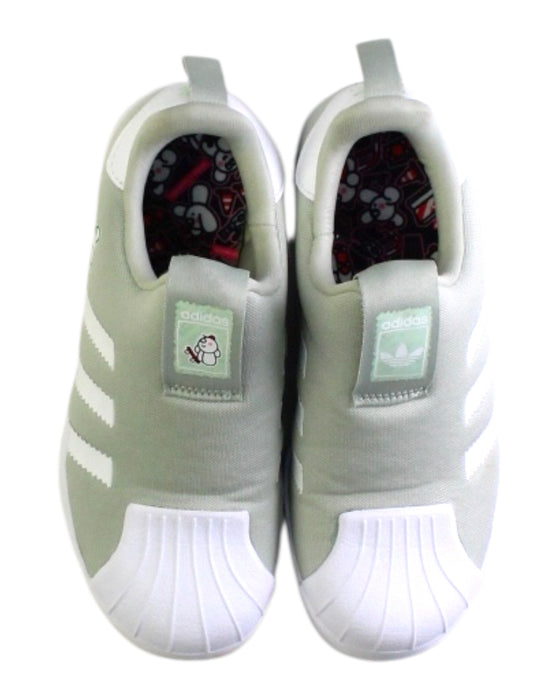 A Green Sneakers from Adidas in size 7Y for neutral. (Back View)