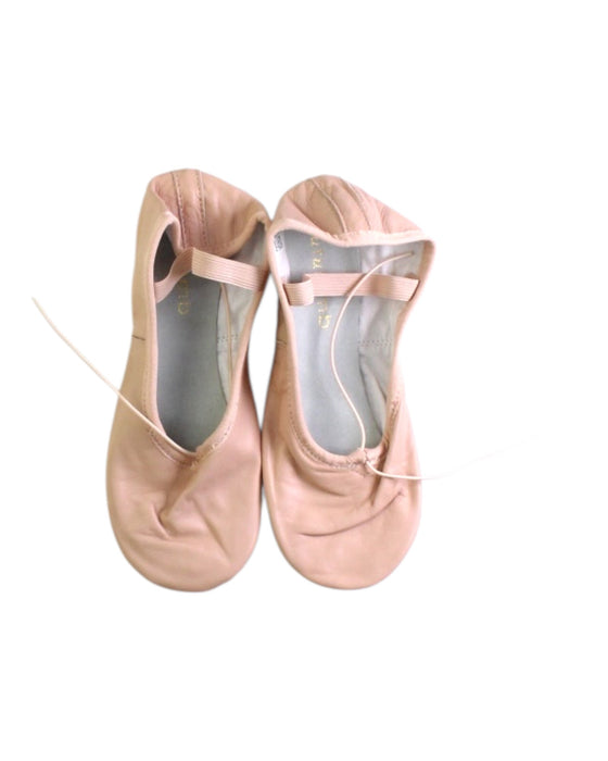 A Pink Flats from Tutulamb in size 7Y for girl. (Back View)