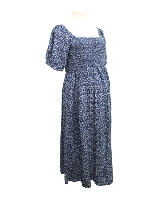 A Navy Long Sleeve Dresses from Jojo Maman Bébé in size Maternity-S for maternity. (Front View)