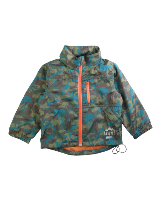 A Multicolour Rain Jackets from BEAMS in size 2T for boy. (Front View)