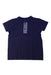 A Navy Short Sleeve Tops from Crewcuts in size 2T for boy. (Front View)