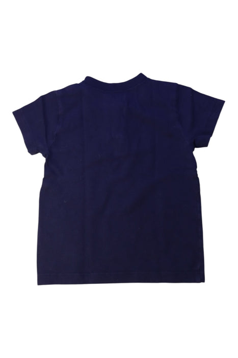 A Navy Short Sleeve Tops from Crewcuts in size 2T for boy. (Back View)