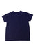 A Navy Short Sleeve Tops from Crewcuts in size 2T for boy. (Back View)