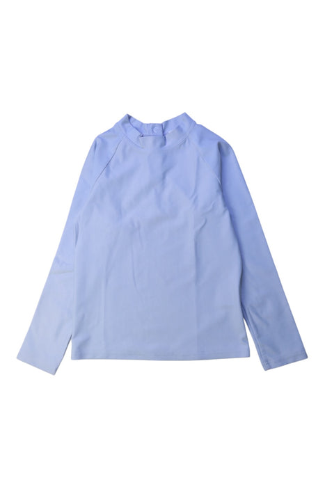 A Blue Rash Guards from Minnow in size 3T for neutral. (Front View)