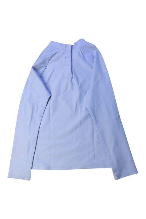 A Blue Rash Guards from Minnow in size 3T for neutral. (Back View)