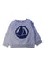 A Grey Crewneck Sweatshirts from Petit Bateau in size 2T for boy. (Front View)