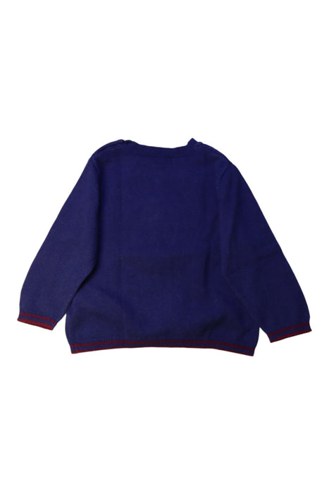 A Blue Knit Sweaters from Bout'Chou in size 2T for boy. (Back View)