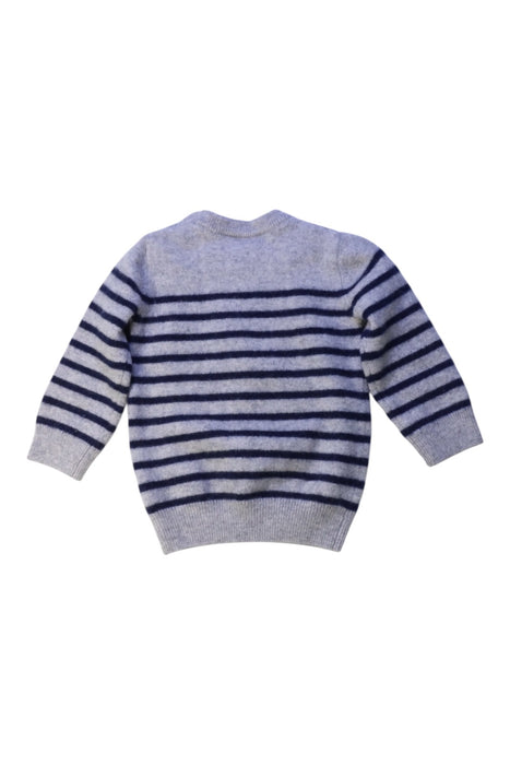 A Grey Knit Sweaters from Petit Bateau in size 6-12M for boy. (Back View)