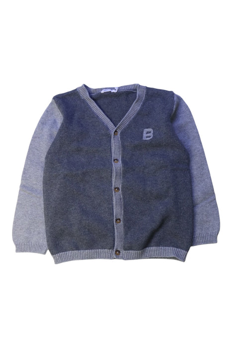 A Grey Cardigans from Bout'Chou in size 3T for boy. (Front View)