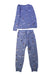 A Blue Pyjama Sets from Petit Lem in size 3T for boy. (Back View)