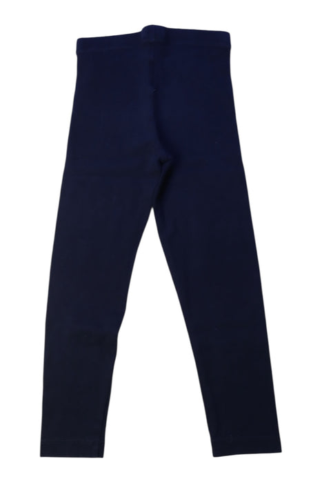 A Navy Leggings from Monoprix in size 4T for girl. (Back View)