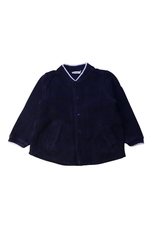 A Navy Coats from Bout'Chou in size 2T for boy. (Front View)