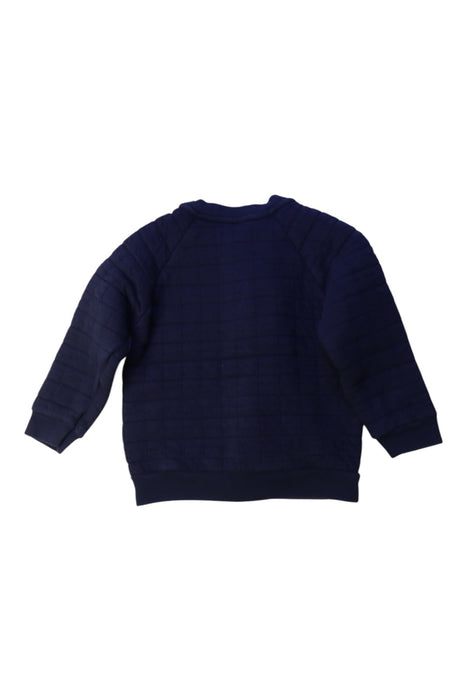 A Navy Lightweight Jackets from Petit Bateau in size 2T for boy. (Back View)