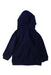 A Navy Zippered Sweatshirts from Petit Bateau in size 6-12M for boy. (Back View)