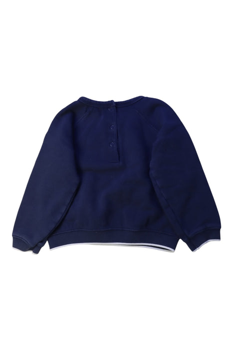 A Navy Crewneck Sweatshirts from Cyrillus in size 3T for boy. (Back View)