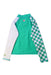 A Green Rash Guards from Barrel in size 3T for girl. (Back View)