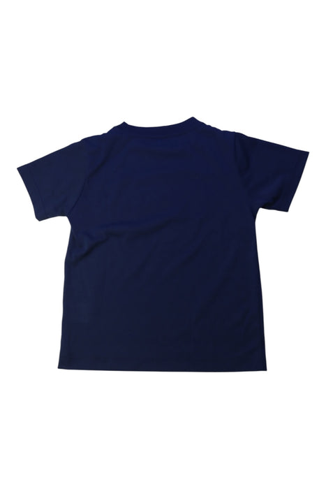 A Navy Short Sleeve T Shirts from Mont-bell in size 4T for boy. (Back View)