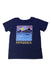 A Navy Short Sleeve T Shirts from Patagonia in size 4T for boy. (Front View)