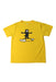 A Yellow Short Sleeve T Shirts from Mont-bell in size 4T for boy. (Front View)