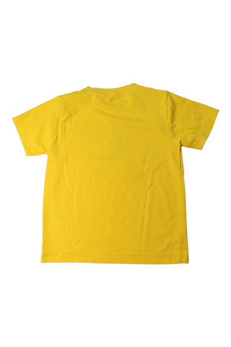 A Yellow Short Sleeve T Shirts from Mont-bell in size 4T for boy. (Back View)