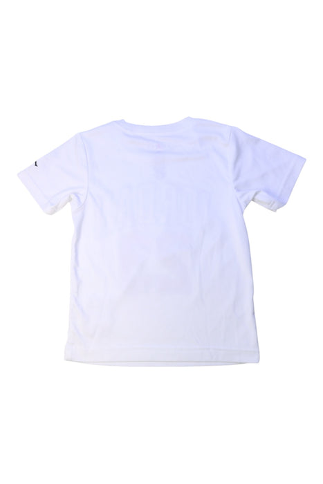A White Short Sleeve T Shirts from Air Jordan in size 5T for boy. (Back View)