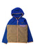 A Blue Puffer/Quilted Jackets from Patagonia in size 4T for boy. (Front View)