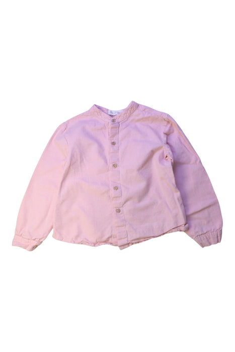 A Pink Long Sleeve Shirts from Fina Ejerique in size 6T for boy. (Front View)