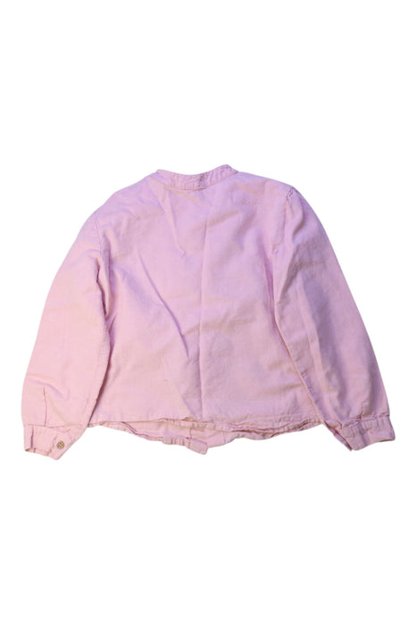 A Pink Long Sleeve Shirts from Fina Ejerique in size 6T for boy. (Back View)