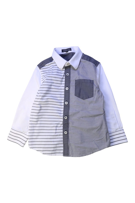 A White Long Sleeve Shirts from Nicholas & Bears in size 4T for boy. (Front View)
