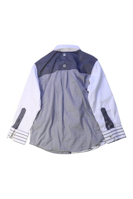 A White Long Sleeve Shirts from Nicholas & Bears in size 4T for boy. (Back View)