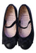 A Black Flats from Balabala in size 6T for girl. (Back View)