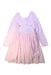 A Pink Long Sleeve Dresses from Seed in size 7Y for girl. (Front View)