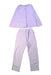 A White Pyjama Sets from Jacadi in size 6T for girl. (Front View)