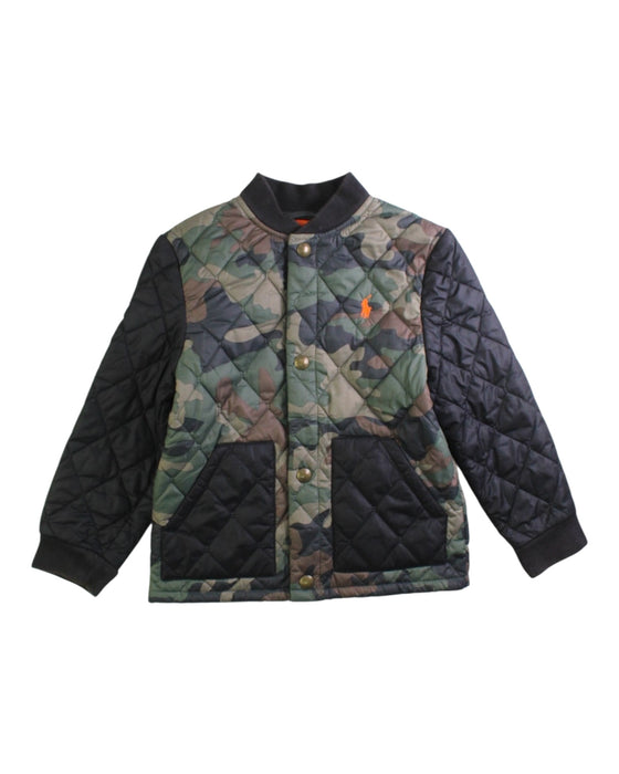 A Black Lightweight Jackets from Polo Ralph Lauren in size 4T for boy. (Front View)