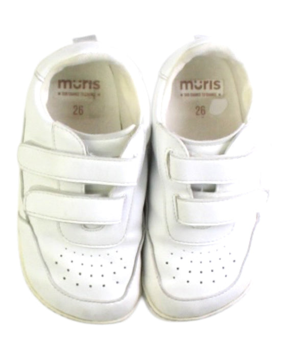 A White Sneakers from Muris in size 4T for boy. (Back View)