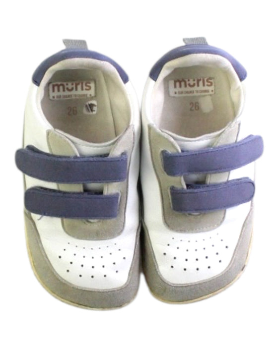 A Black Sneakers from Muris in size 4T for boy. (Back View)