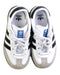 A White Sneakers from Adidas in size 3T for neutral. (Back View)