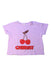 A Purple Short Sleeve T Shirts from Seed in size 2T for girl. (Front View)