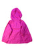 A Pink Rain Jackets from The North Face in size 3T for girl. (Back View)