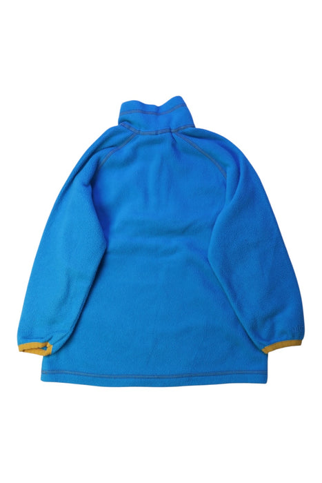 A Blue Zippered Sweatshirts from Kathmandu in size 2T for boy. (Back View)