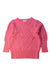 A Pink Knit Sweaters from Seed in size 2T for girl. (Front View)