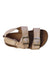 A Beige Sandals from Seed in size 4T for girl. (Front View)