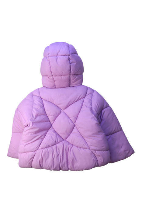 A Purple Puffer/Quilted Jackets from iDO in size 12-18M for girl. (Back View)