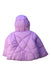 A Purple Puffer/Quilted Jackets from iDO in size 12-18M for girl. (Back View)