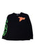 A Black Long Sleeve T Shirts from Burberry in size 6T for boy. (Front View)