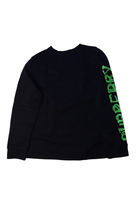 A Black Long Sleeve T Shirts from Burberry in size 6T for boy. (Back View)