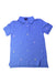 A Blue Short Sleeve Polos from Polo Ralph Lauren in size 7Y for boy. (Front View)