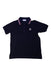 A Navy Short Sleeve Polos from Moncler in size 6T for boy. (Front View)